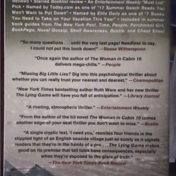 THE LYING GAME BY RUTH WARE. - Picture 3 of 3